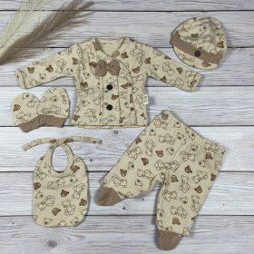   Macis kisfiú baba szett – 5 részes újszülött garnitúra