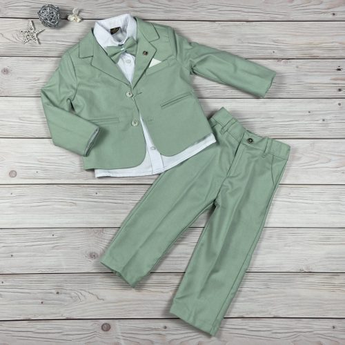 Mentazöld zakós kisfiú öltöny szett 