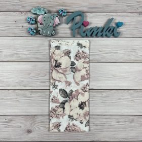 Virágmintás flanel pelenka