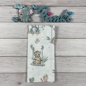 Állatmintás flanel pelenka