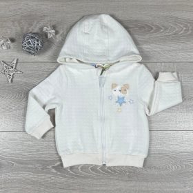 Tört fehér kisfiú kardigán