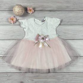 Dolly rózsaszín tüllös kislány alkalmi ruha