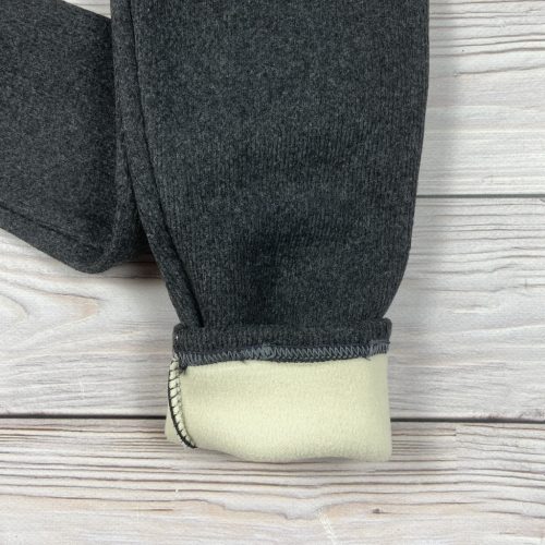 Cicás mintájú polár béléses nadrág- sötétszürke